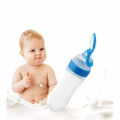 AMTOMA Silicone Baby Spoon Feeder