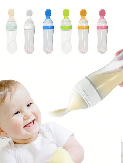 AMTOMA Silicone Baby Spoon Feeder